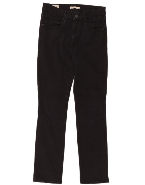 Calça jeans feminina Levi's 724 High Rise Super Skinny W30 L30 algodão preto