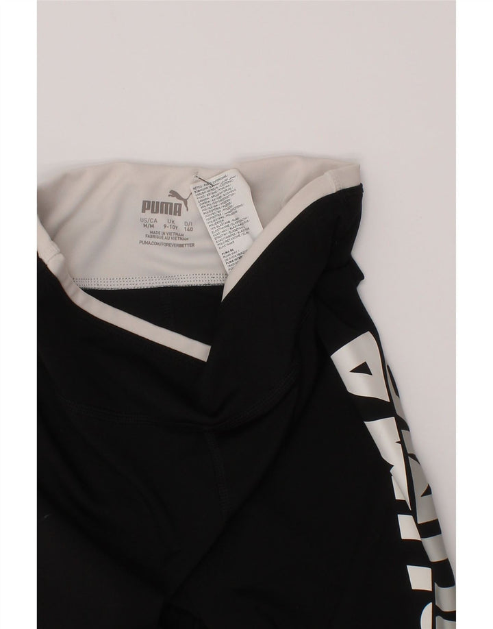 Leggings Puma Meninas Graphic 9-10 Anos Preto Poliéster