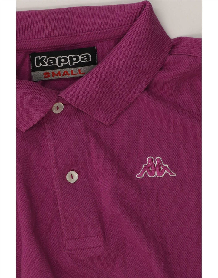 Camisa polo masculina Kappa pequena algodão roxo