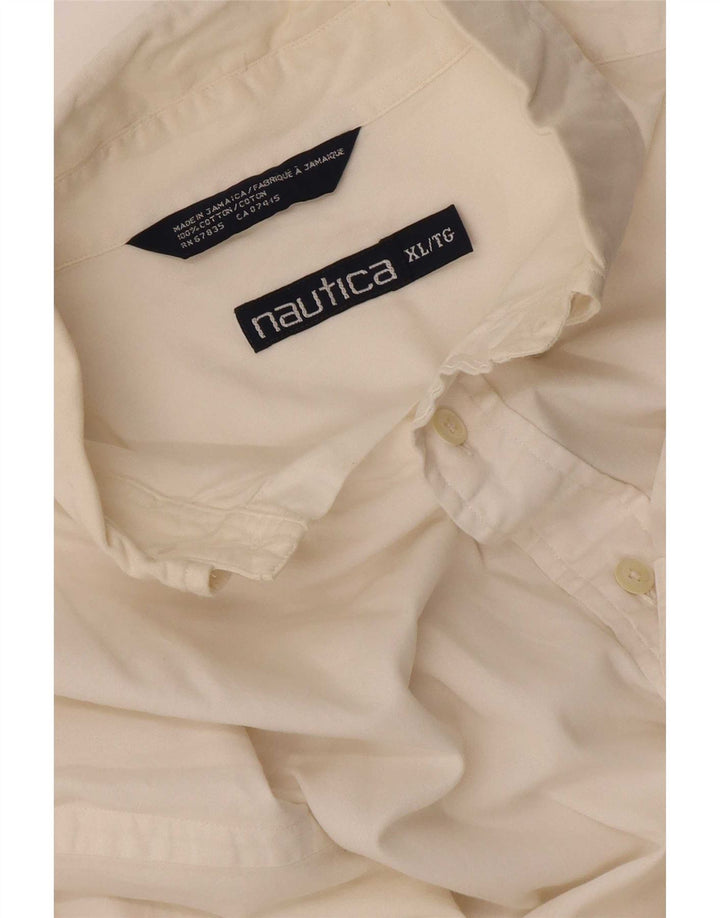 Camisa masculina Nautica XL algodão branco