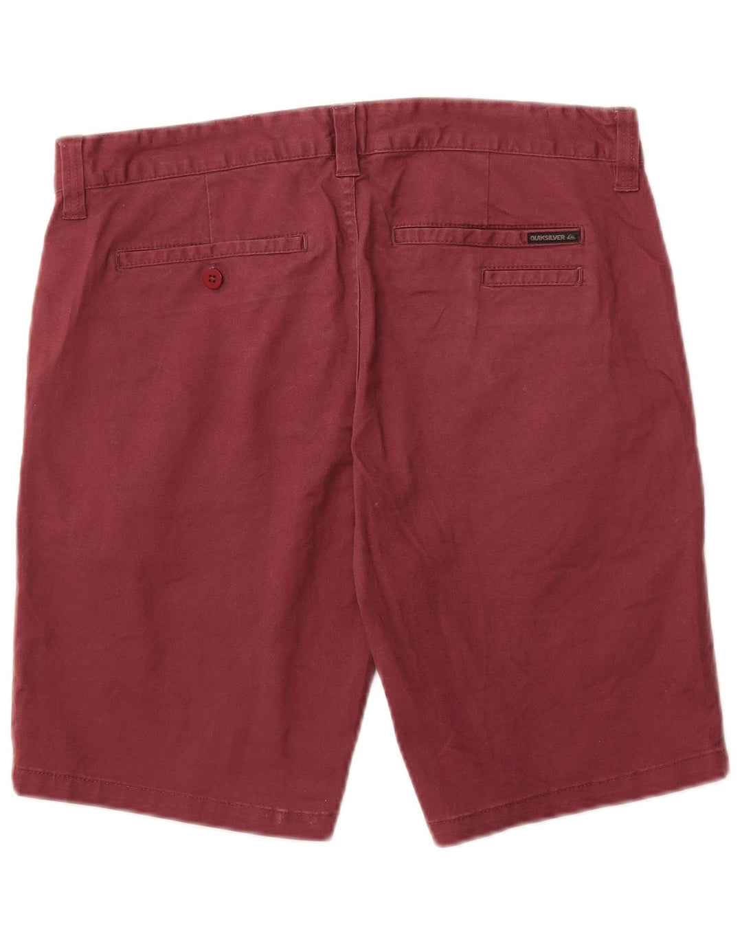 Shorts Chino Masculino QUIKSILVER Médio Algodão Borgonha