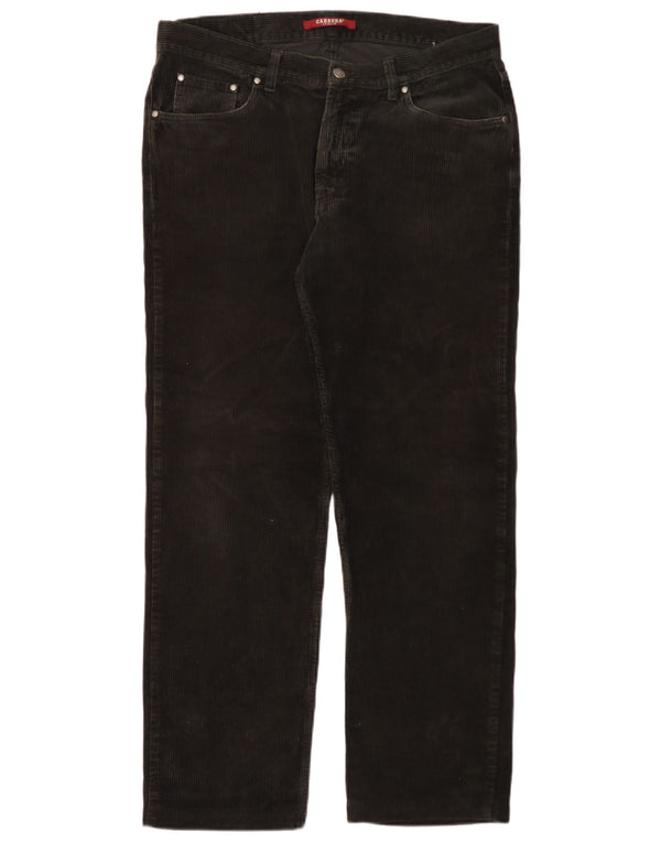 Calça masculina Carrera 700 Regular Fit veludo IT 52 XL W36 L30 verde