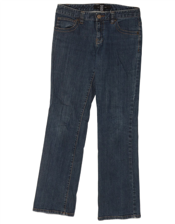 Calça jeans feminina Calvin Klein Bootcut US 6 médio W30 L31 azul algodão