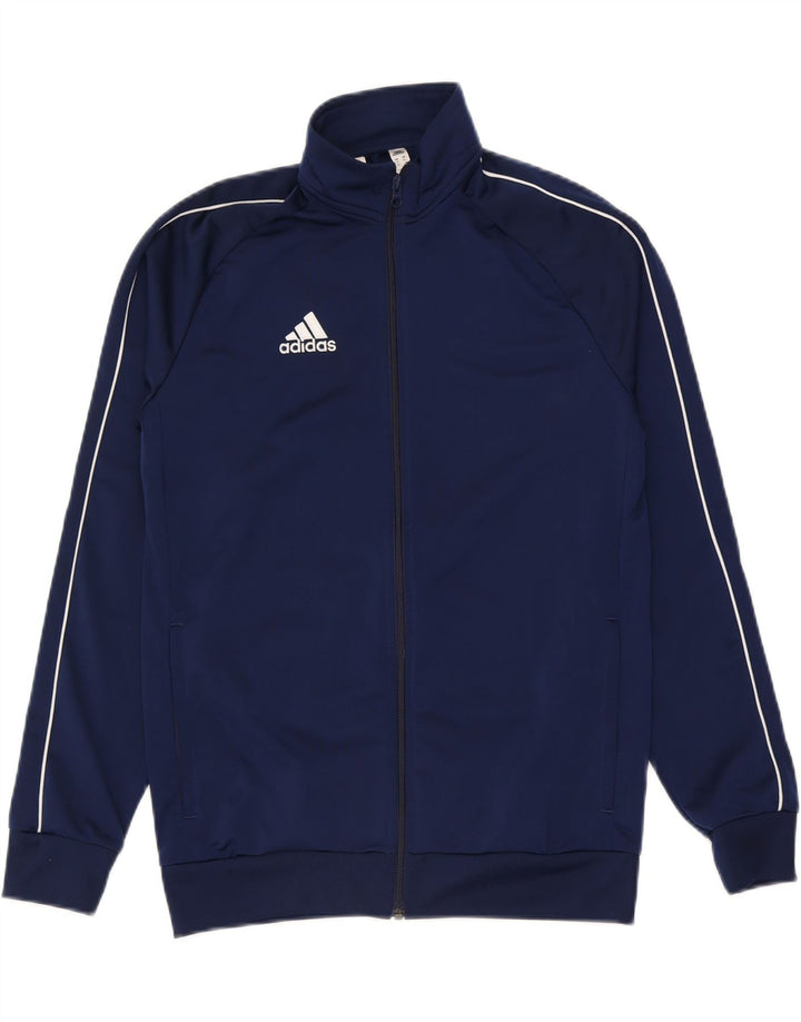 Casaco de treino Adidas menino 15-16 anos azul marinho poliéster