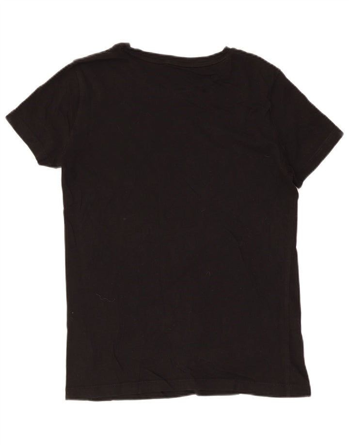 Puma Camiseta Feminina Graphic Top UK 10 Pequena Preta