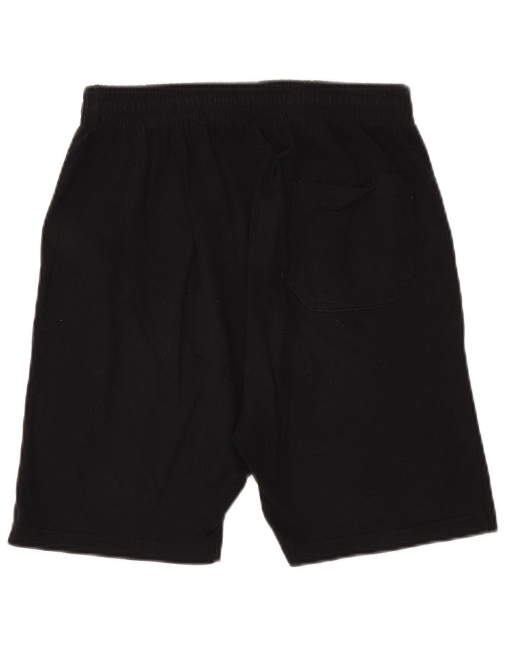 Shorts esportivos masculinos Champion médio algodão preto
