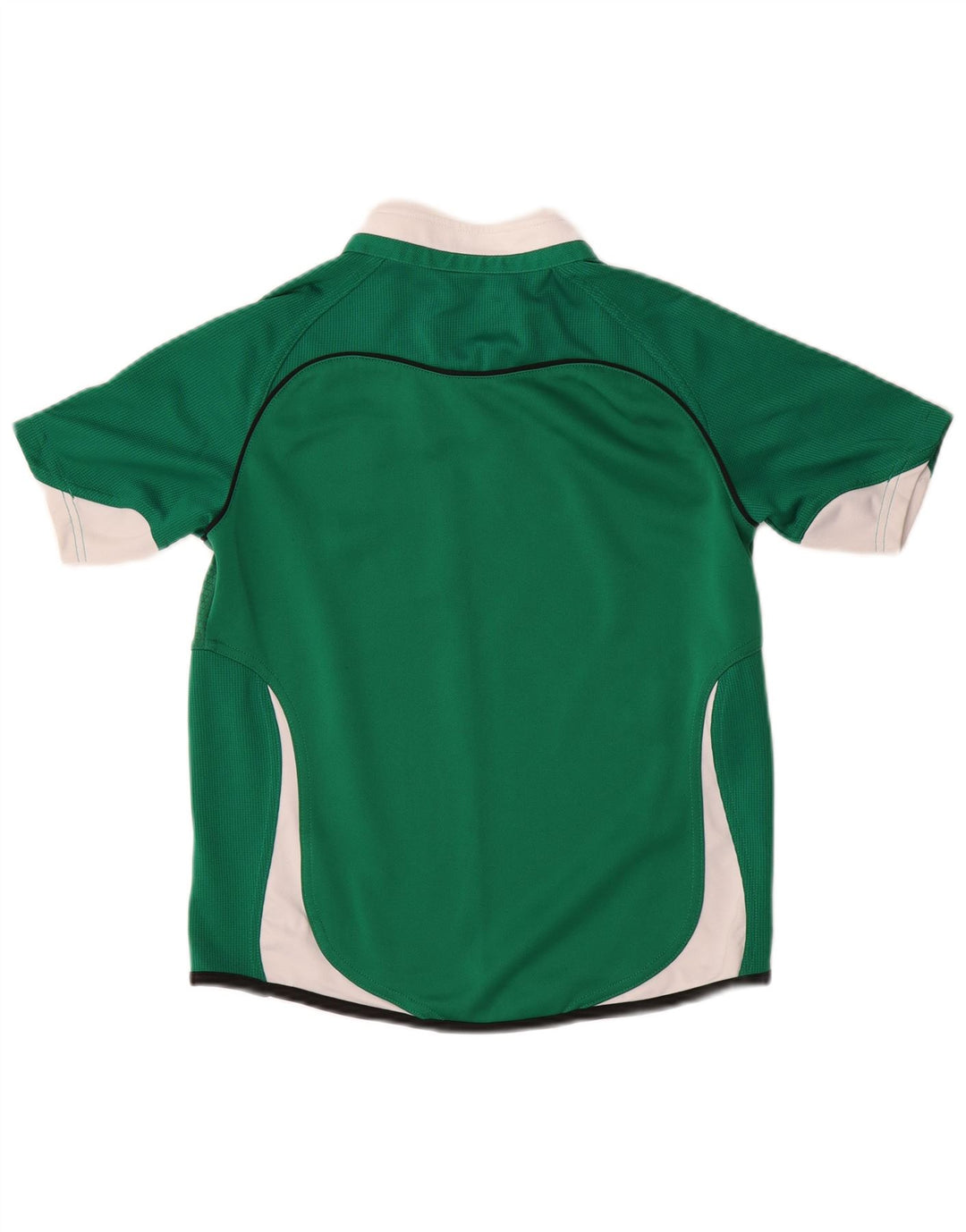 Camiseta PUMA Boys IRFU Graphic Top 11-12 Anos Grande Bloco Colorido Verde