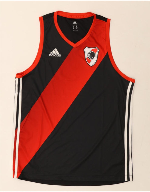 ADIDAS Mens Carp Vest Top Grande Bloco de cores preto