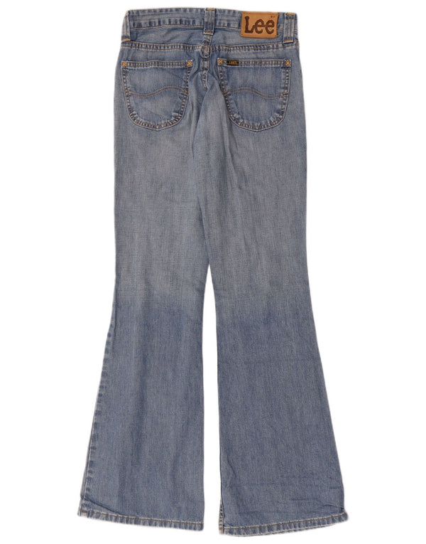 Lee Womens Felton Flared Jeans W28 L33 Azul Algodão