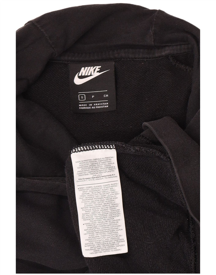 Nike Mens Hoodie Jumper Pequeno Algodão Preto