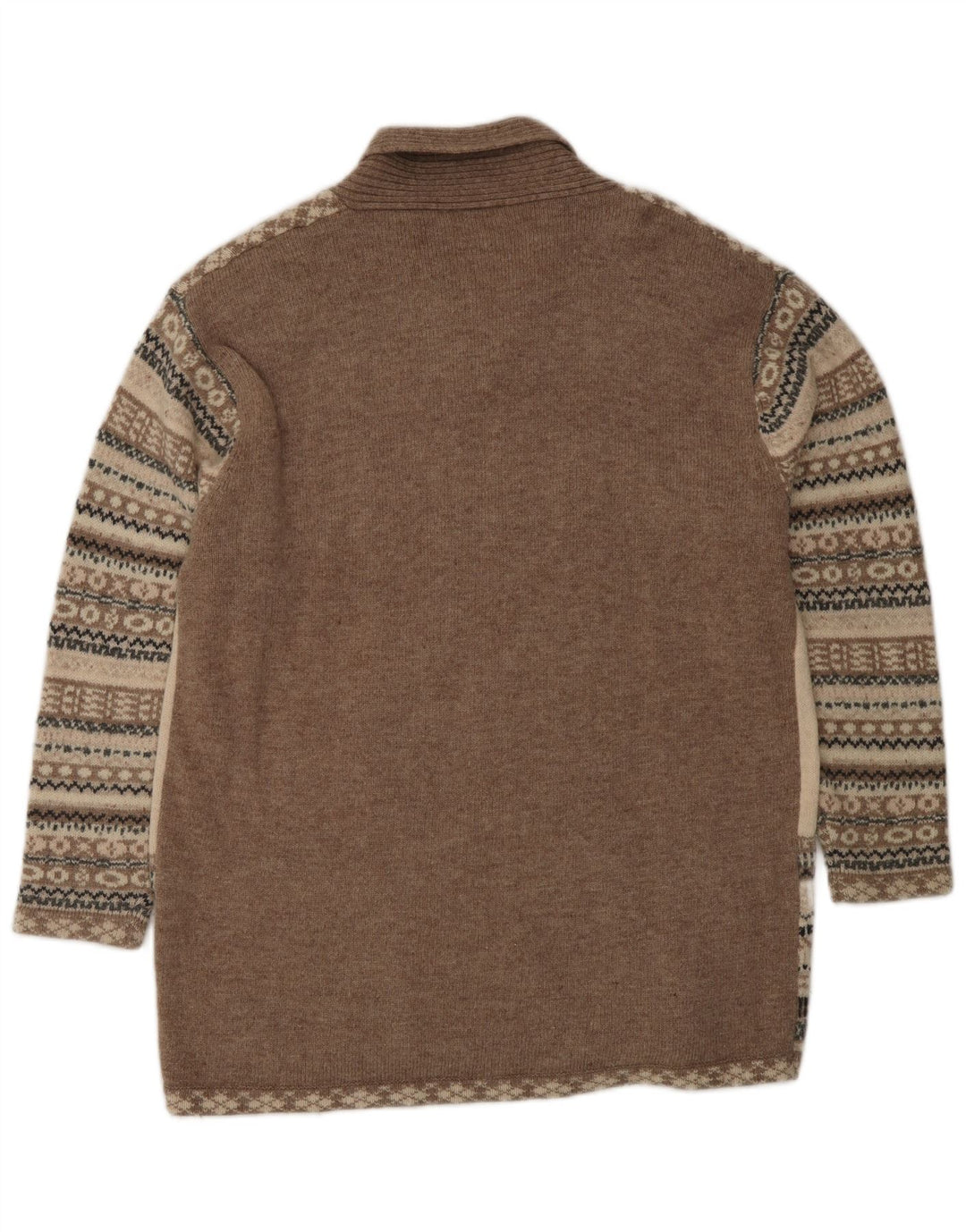 SURPRISE Suéter feminino solto com gola xale IT 40/42 médio bege