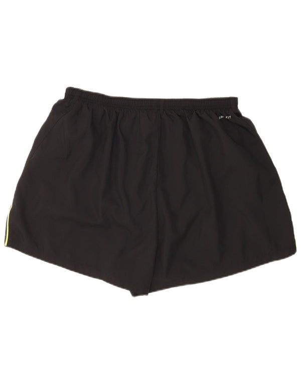 Shorts esportivos masculinos Nike 2XL poliéster colorblock preto