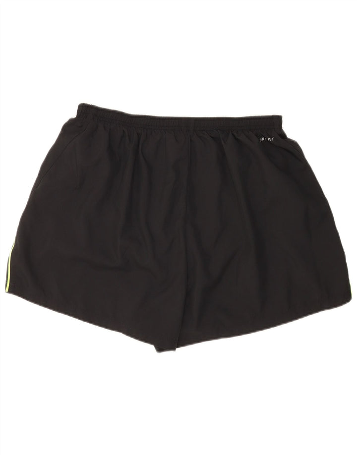 Shorts esportivos masculinos Nike 2XL poliéster colorblock preto