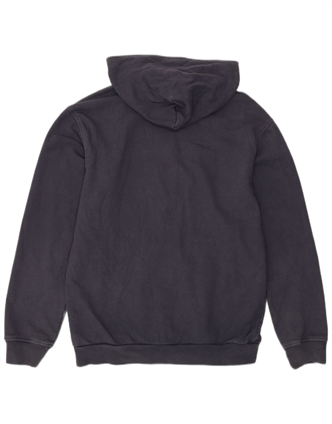 Adidas Mens Hoodie Jumper Médio Azul Marinho Algodão