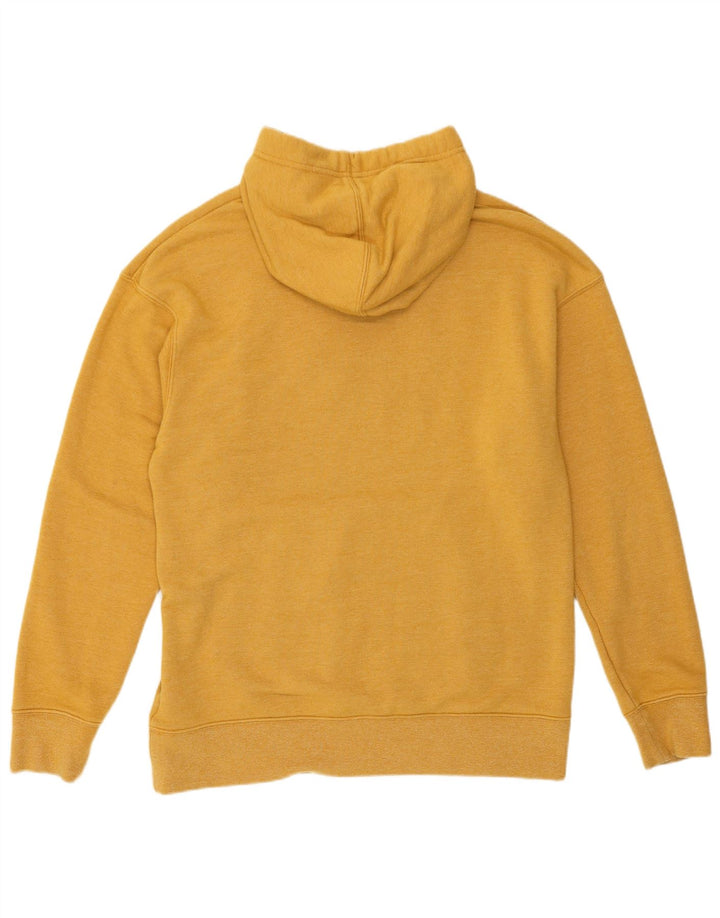 Jumper com capuz gráfico masculino Nike médio algodão amarelo
