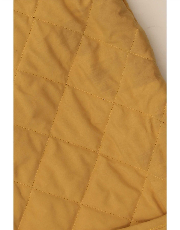 Jaqueta acolchoada masculina Wilkes&Akerman UK 38 poliéster amarelo médio