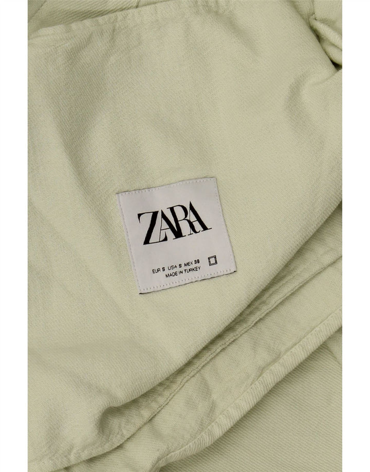 Zara Camisa Masculina Pequena Verde