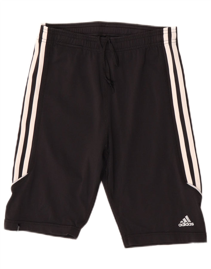 Shorts esportivos femininos Adidas UK 12 médio preto nylon