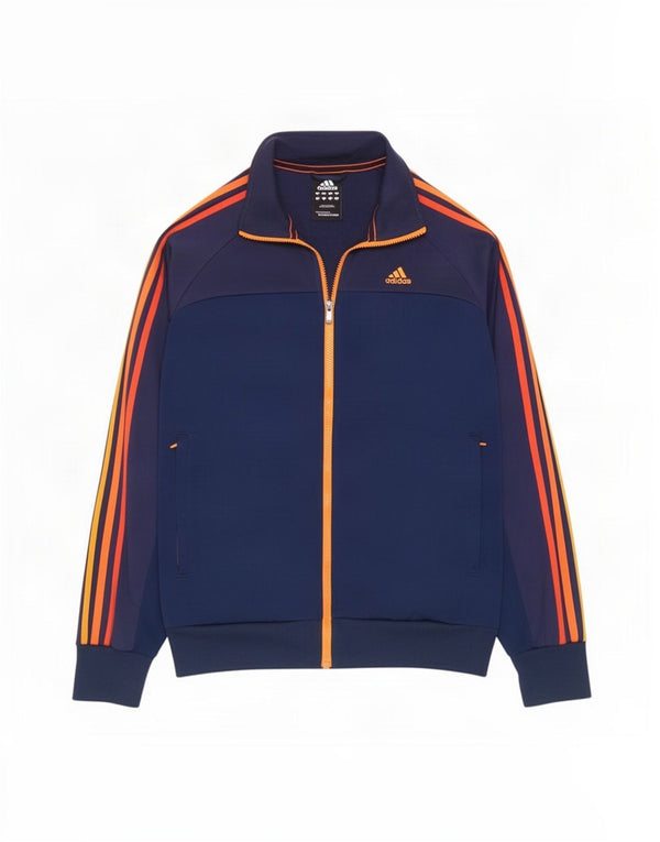 Adidas Mens Treino Top Jacket Pequeno Poliéster Azul Marinho