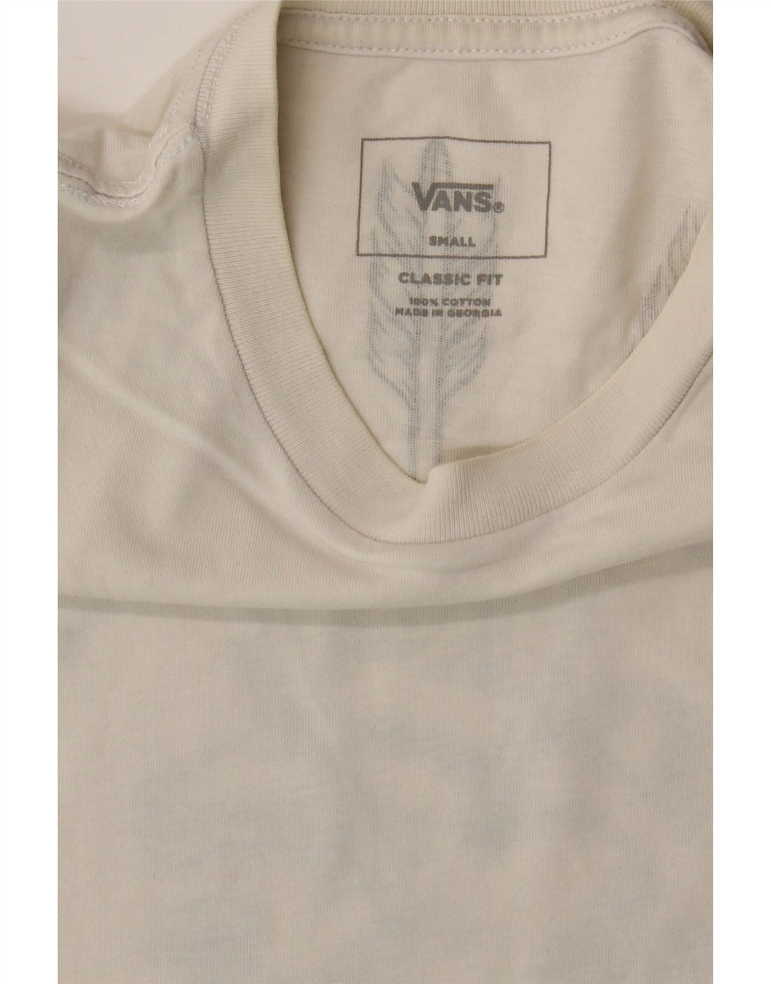 Camiseta Vans Masculina Classic Fit Graphic Top Pequeno Algodão Branco