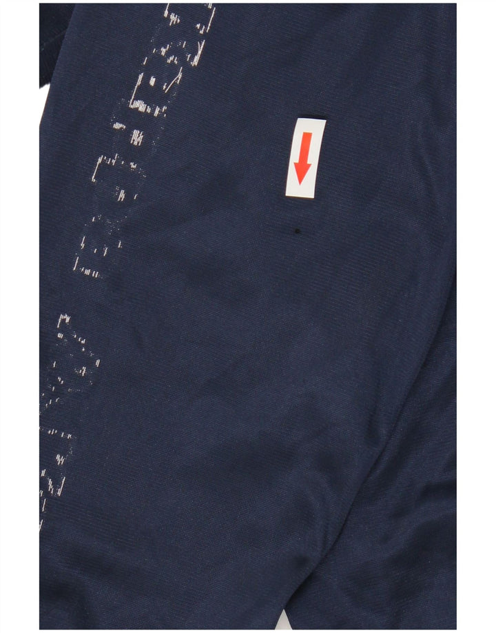 Jaqueta Kappa masculina com agasalho gráfico 2XL azul marinho poliéster