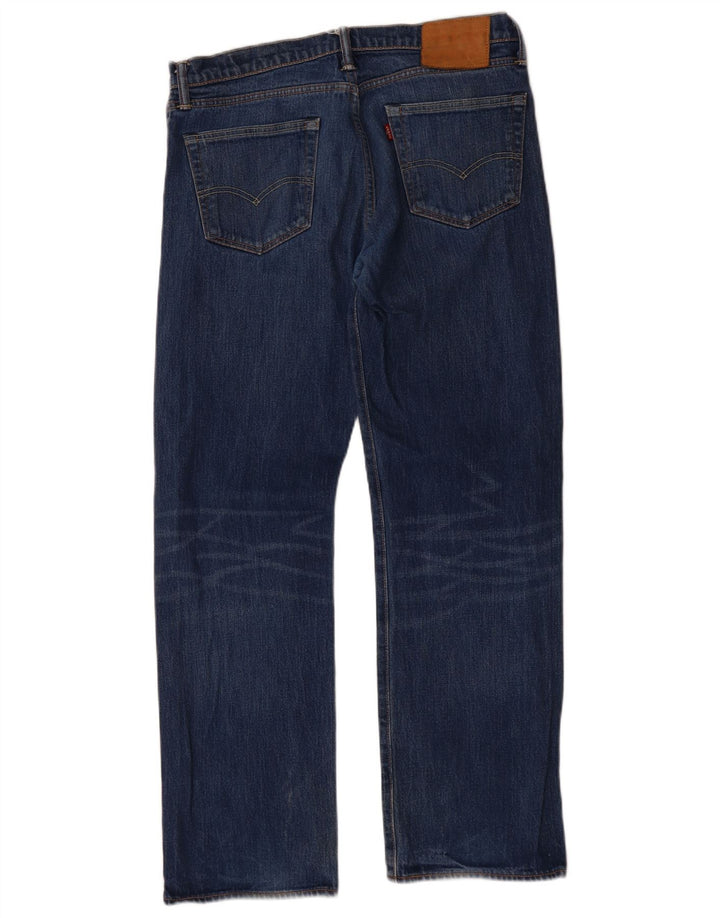 Calça jeans reta masculina Levi's W34 L32 azul