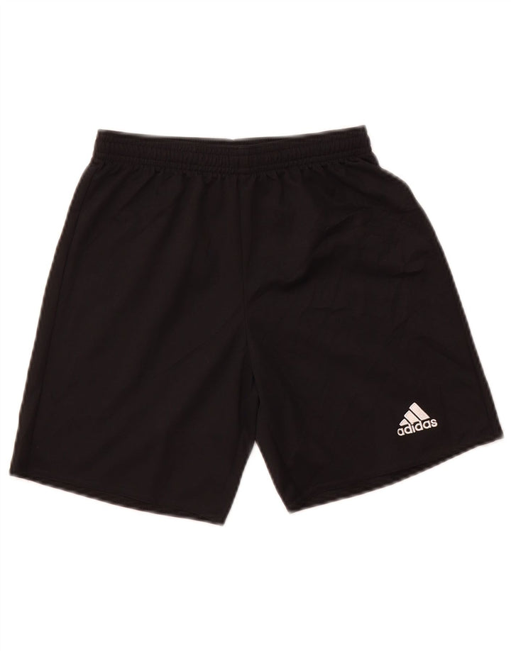 Shorts esportivos Adidas Boys Climalite 11-12 anos preto poliéster