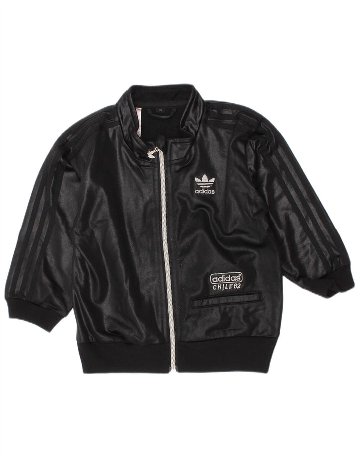 Casaco de treino Adidas bebé menino 18-24 meses preto poliéster