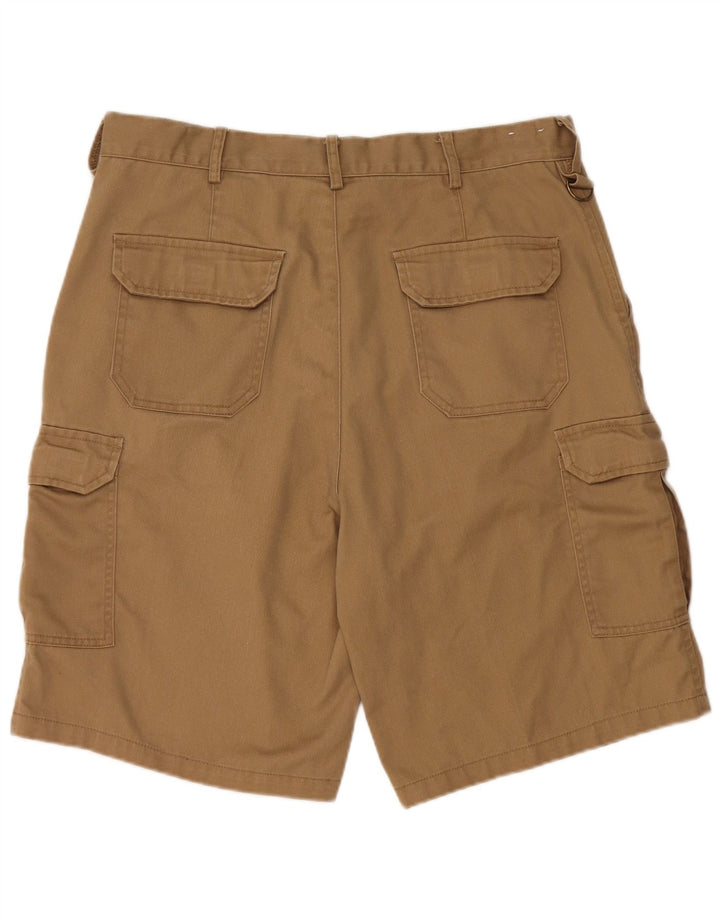 Shorts cargo masculino Dickies W36 grande poliéster bege