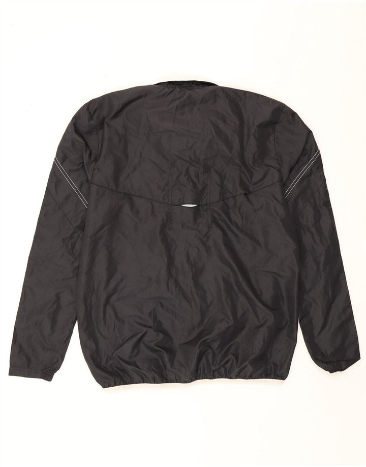 Adidas Mens Treino Top Jaqueta Médio Preto Colorblock Poliéster