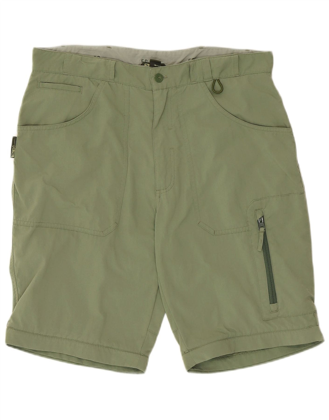 Shorts cargo masculino vintage grande W34 verde