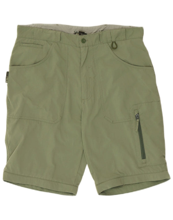 Shorts cargo masculino vintage grande W34 verde