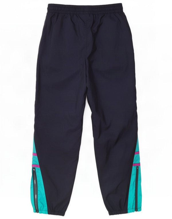 Brugi Calça de treino masculina Joggers médio azul marinho Colourblock