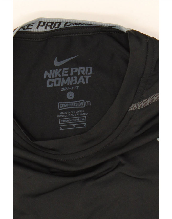 Camiseta Nike Masculina Dri Fit Graphic Top Grande Preto