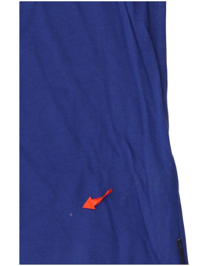 Camisa polo masculina TED BAKER tamanho 5 XL algodão azul