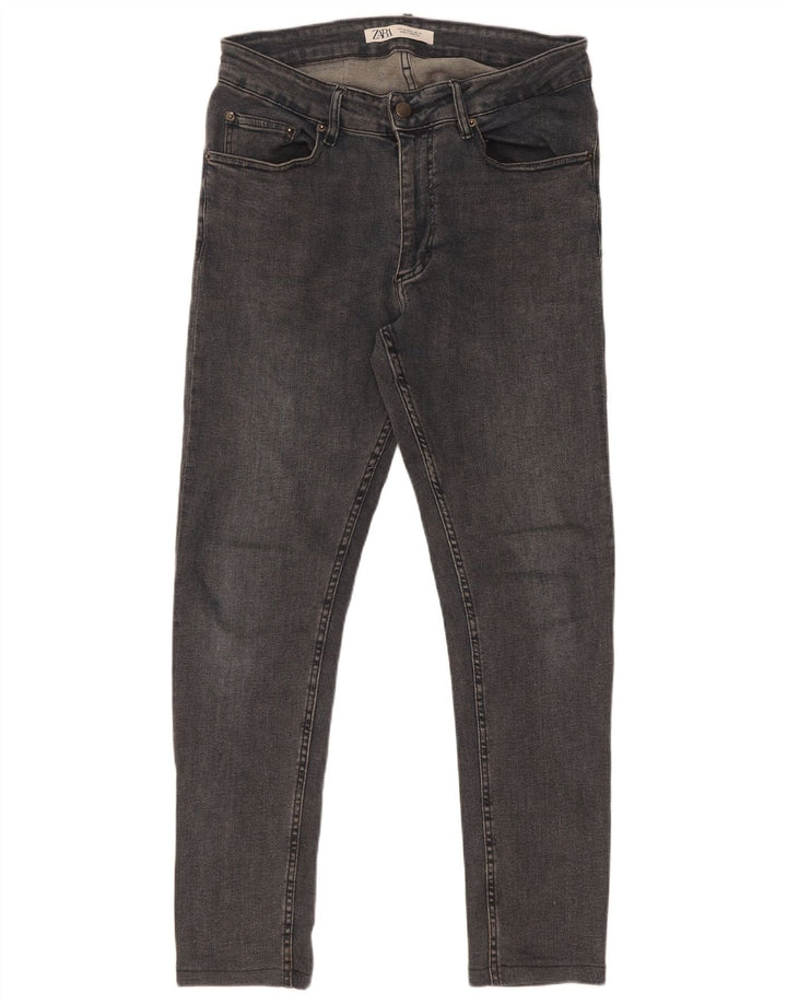 Zara Mens Skinny Jeans EU 40 Médio W31 L29 Cinza