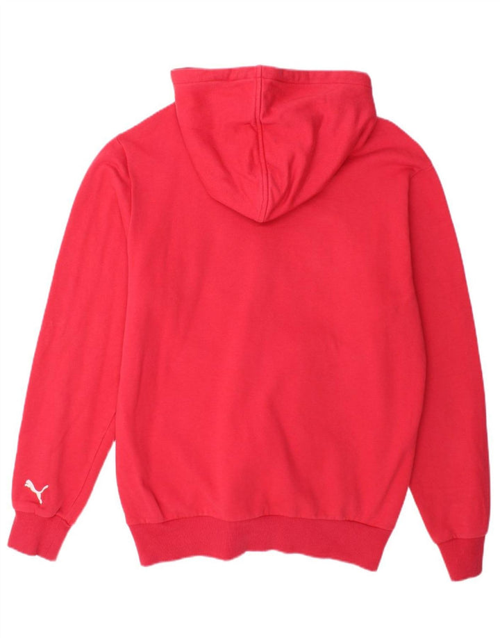 PUMA Mens Graphic Hoodie Jumper Médio Algodão Rosa
