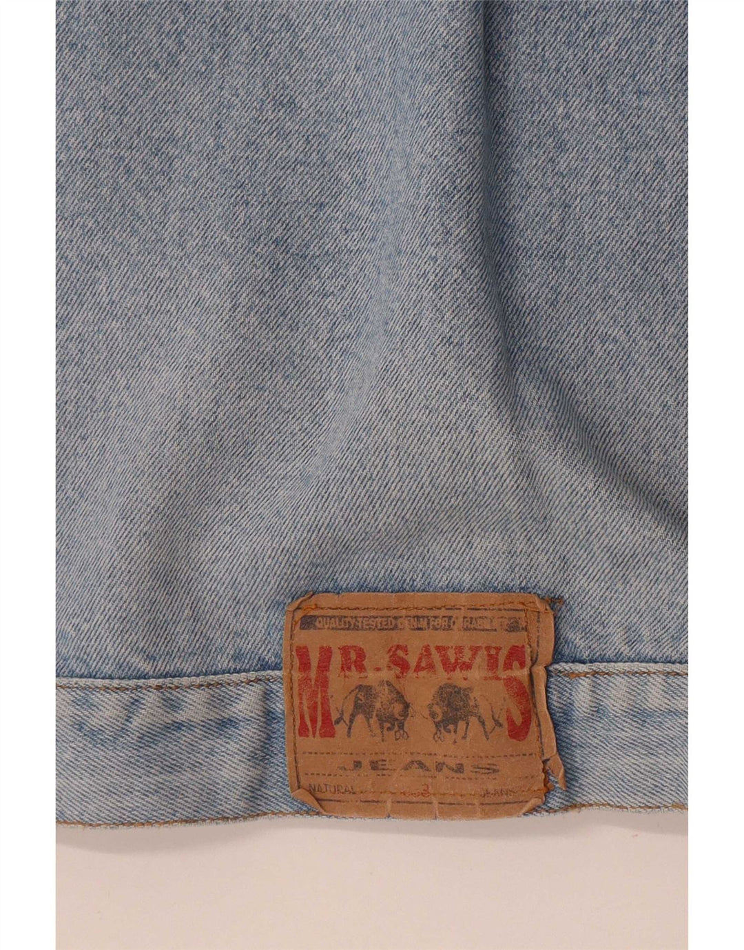 Jaqueta jeans masculina vintage UK 40 grande azul