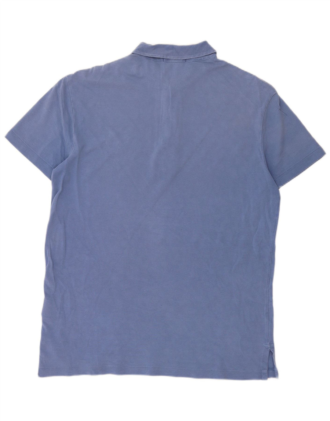 Camisa polo masculina POLO RALPH LAUREN algodão azul médio
