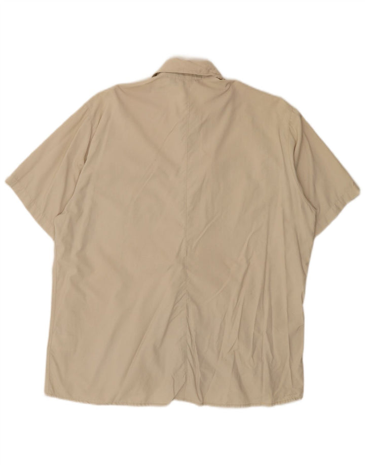 Camisa feminina de manga curta Rohan UK 16 grande poliamida bege