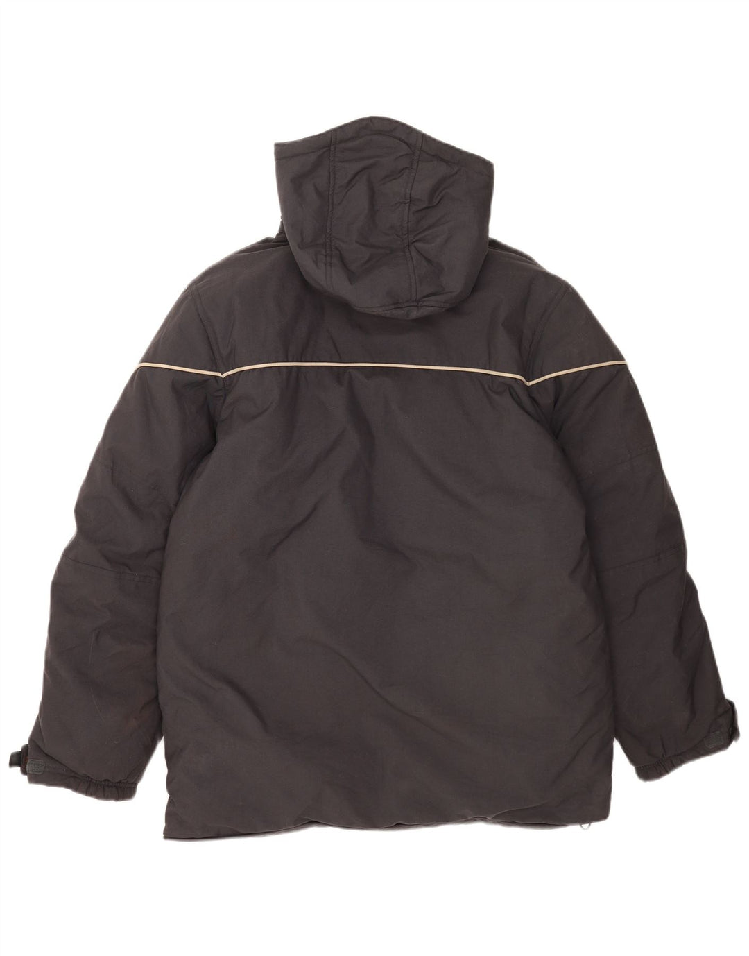 Jaqueta Nike Masculina com Capuz Acolchoado UK 39/41 Cinza Médio Nylon