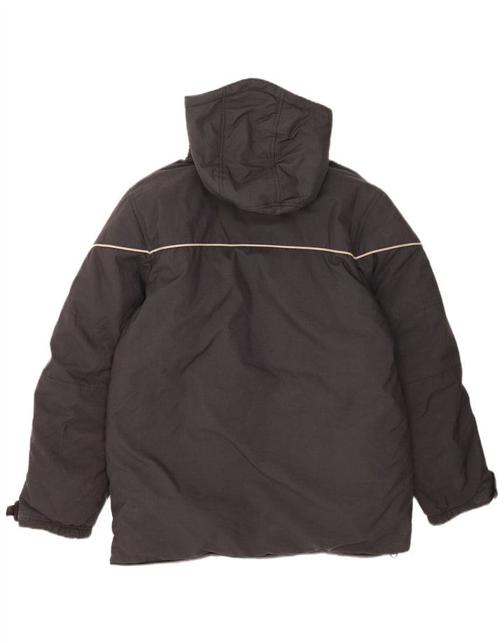 Jaqueta Nike Masculina com Capuz Acolchoado UK 39/41 Cinza Médio Nylon