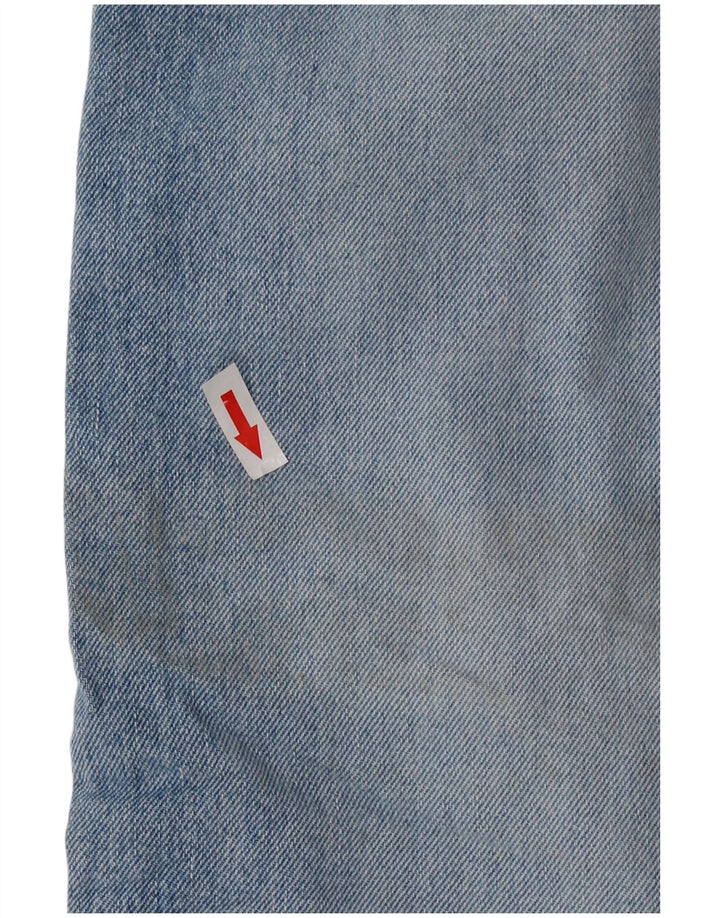 EDDIE BAUER Jeans Cônicos Femininos US 8 Médio W28 L33 Azul Algodão