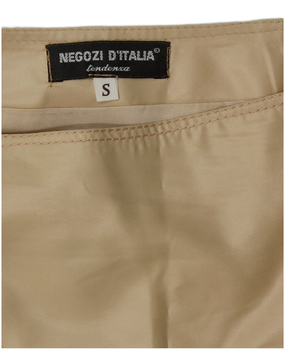 Saia lápis feminina vintage pequena W28 bege