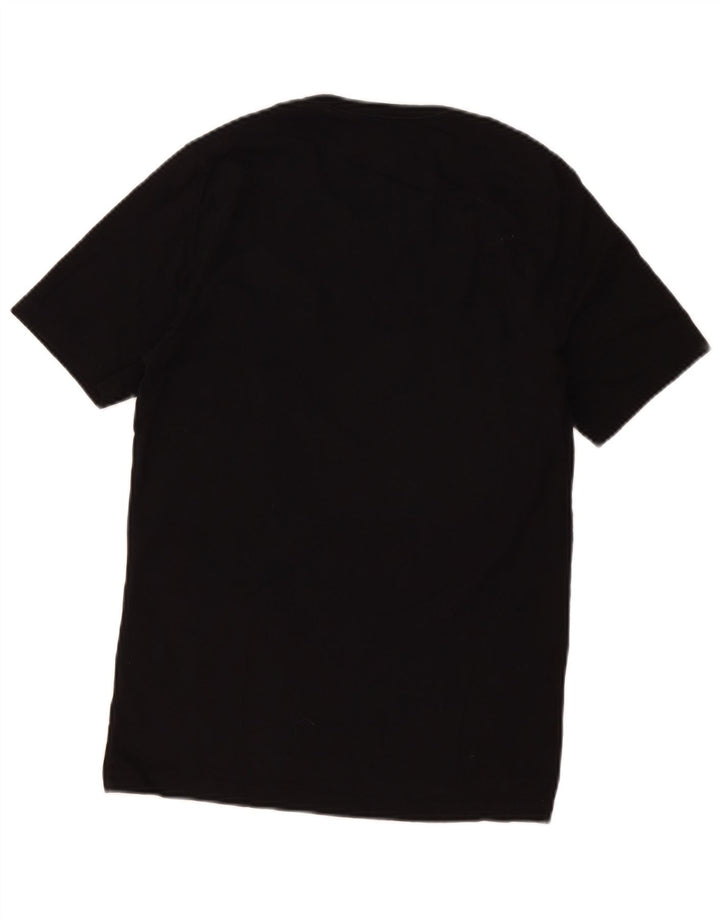 Camiseta masculina Hugo Boss Slim Fit Top Médio Algodão Preto