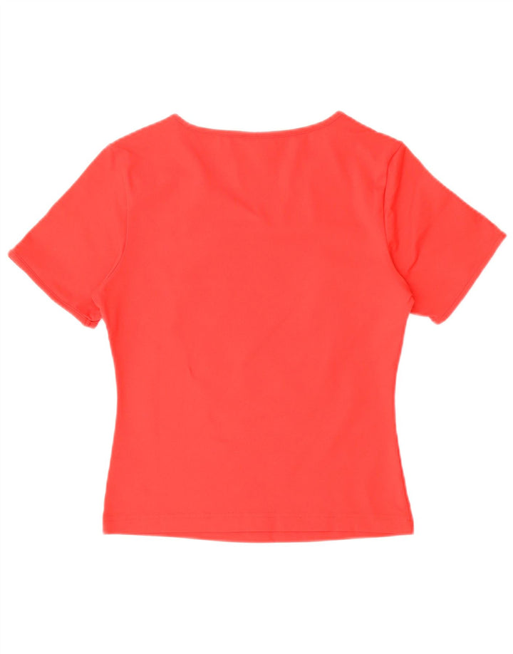 Camiseta Feminina Adidas Top UK 12 Poliéster Vermelho Médio