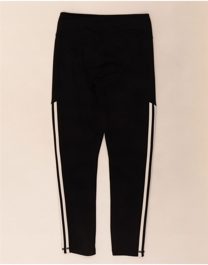 Adidas Womens Climalite Leggings UK 12 Médio Preto Poliéster