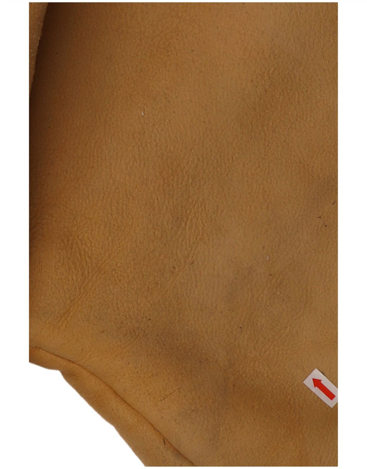 Casaco feminino vintage de shearling IT 46 grande shearling bege