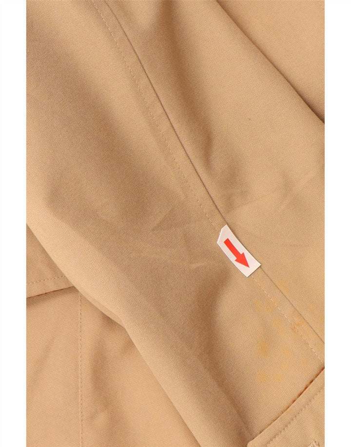 Sobretudo feminino vintage UK 12 bege médio