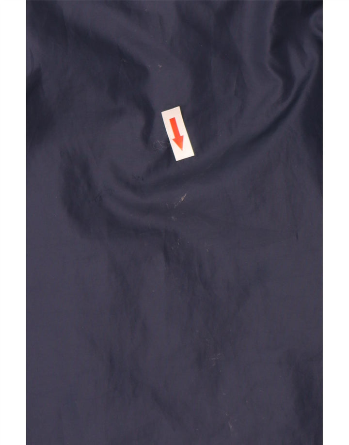 Jaqueta de chuva masculina Nike pequena azul marinho poliéster